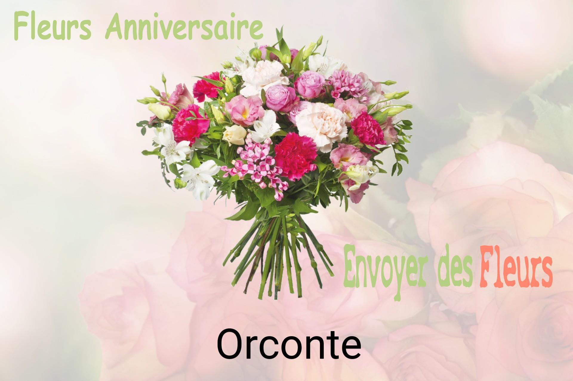 Bouquet de fleurs d’anniversaire livré à Orconte